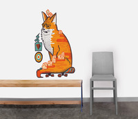 SUBURBAN FOX WALL DECAL