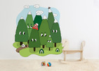 FOREST TREES WALL DECAL