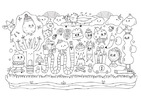TRAVEL THE WORLD COLOR IN WALLPAPER