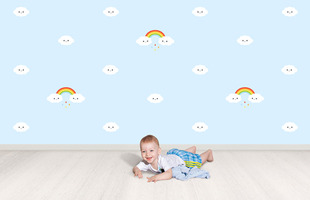 RAINBOW CLOUDS WALLPAPER