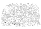 WELCOME FRIENDS COLOR IN  WALLPAPER 