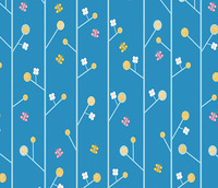 BLOSSOM STEM WALLPAPER - WALL&PAPER