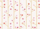 BLOSSOM STEM WALLPAPER- WALL&PAPER